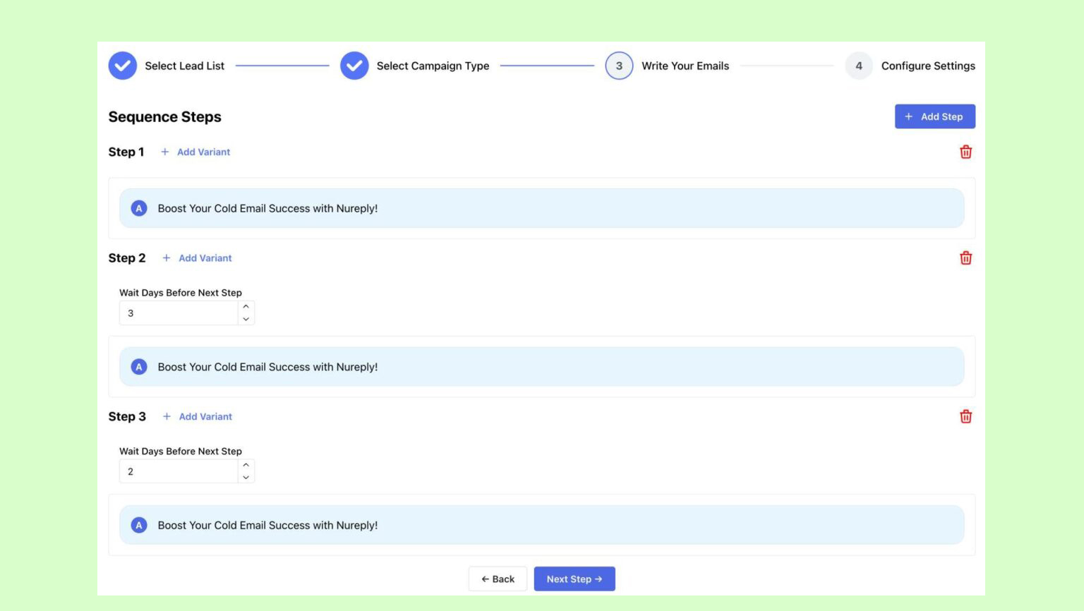NuReply screenshot